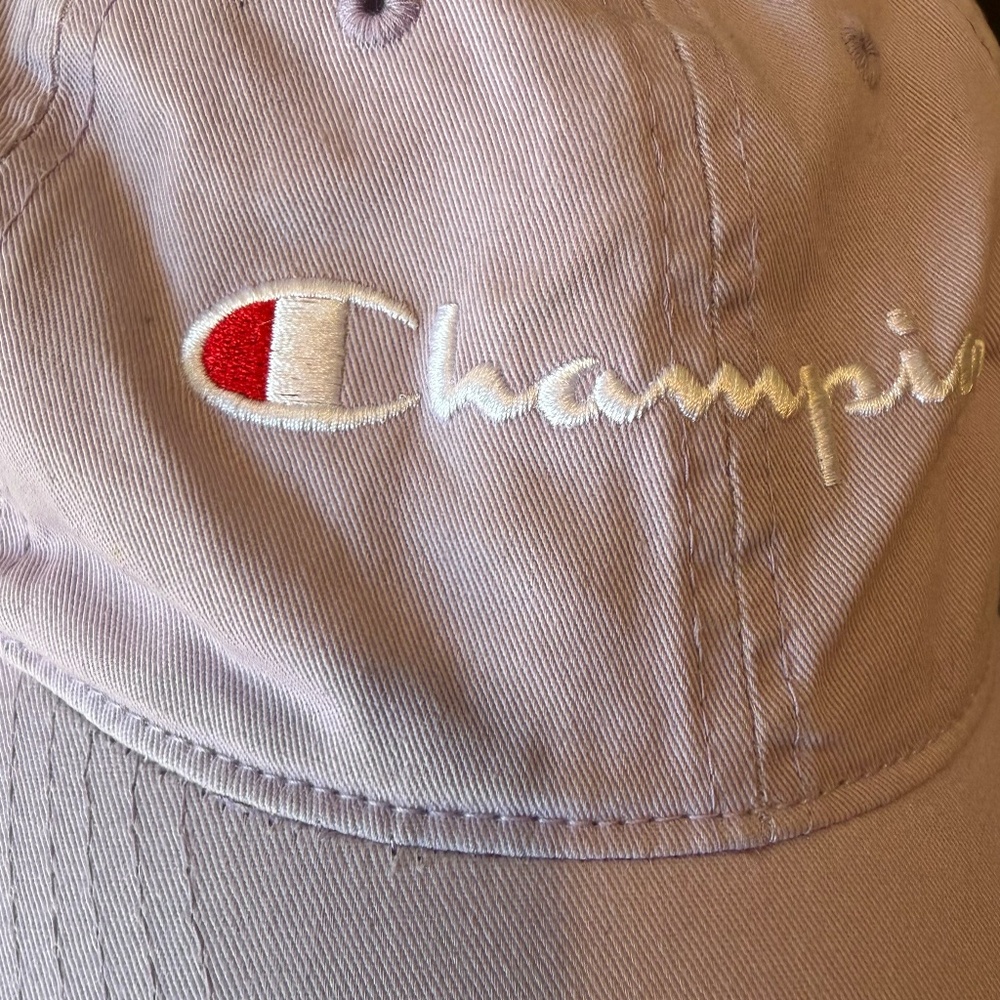 Champion Women's Lifestyle Sport Adjustable Cap Pastel Purple Baseball Hat - Picture 12 of 12